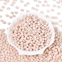 Непрозрачные цветные стеклянные бусины&nbsp;SEED-N007-34B