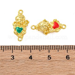 Подвески-соединители в виде слона из латуни с эмалью&nbsp;KK-H497-01G