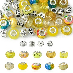 Европейские бусины из сплава и смолы в тибетском стиле своими руками DIY-FS0006-78B