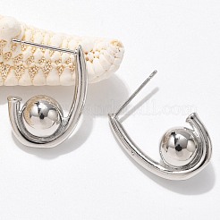 Латунь серьги EJEW-Q015-11P