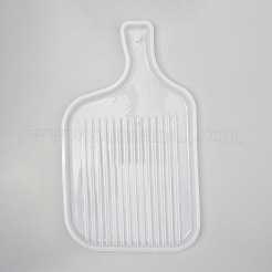 Прямоугольник с полосатой ручкой тарелка силиконовая формочка X-DIY-L021-55