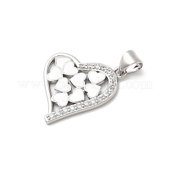 Латунные микро проложить кубического циркония подвески&nbsp;KK-A278-16P-02