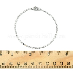 3шт. 3 стиля браслетов из хирургической нержавеющей стали 316 и венецианской цепочки с подвесками-корсетами BJEW-FS0001-07