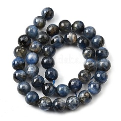 Натуральные нити из кианита / цианита / дистенового бисера G-G272-A01-10mm