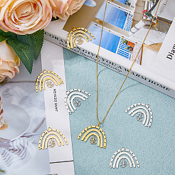 12 шт. подвески из нержавеющей стали 304 двух цветов&nbsp;STAS-DC0011-67