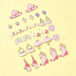 28шт 14 стиля подвески из сплава с эмалью&nbsp;ENAM-FS0002-25