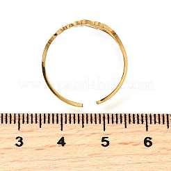 Регулируемые манжетные кольца из нержавеющей стали 304&nbsp;RJEW-S628-04G