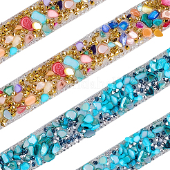 2 стиль смоляные стразы кристаллы бисерная отделка DIY-CY0002-11B