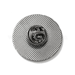 Тактика восьми диаграмм с эмалевой булавкой инь-ян JEWB-K008-01B