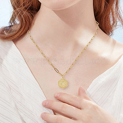 6 шт. 2-х цветные цепочки-скрепки из нержавеющей стали 304&nbsp;NJEW-SC0001-58B