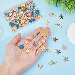 104шт 13 стиля подвески из сплава с эмалью&nbsp;ENAM-PH0003-24