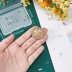 20 шт. 2 размера 925 из стерлингового серебра с застежкой-кнопкой STER-BBC0001-90