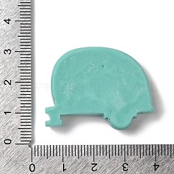 Кабошоны из непрозрачной смолы с изображением мультяшного племени&nbsp;LS-RESI-M043-01E