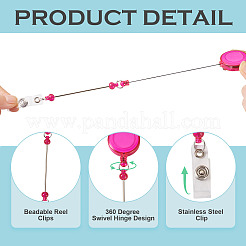 Наборы для изготовления выдвижных катушек для значков своими руками DIY-BT0001-68