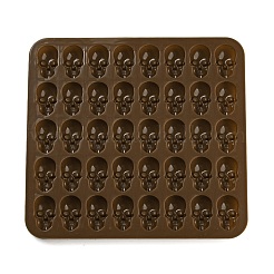 Хэллоуин череп сделай сам силиконовая статуя форма для помадки&nbsp;LS-SIMO-D003-07B