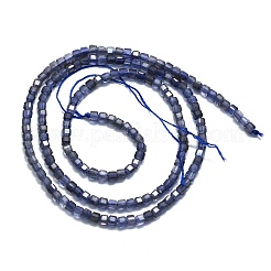 Природные иолит нитей бисера G-P457-B01-35