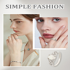 2 шт. овальные кольца из смолы&nbsp;RJEW-LP0001-40