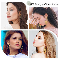 Латунные клипсы серьги KK-BBC0003-38