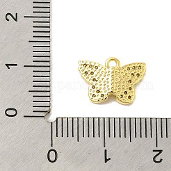 Бабочка стойка покрытие латунь микропаве кубический цирконий подвески шармы&nbsp;KK-S396-08B