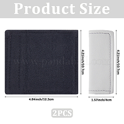 2 шт. защитный чехол для ручки двери автомобиля из искусственной кожи&nbsp;AJEW-CL0002-56A