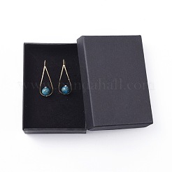 Серьги из натурального апатита&nbsp;EJEW-JE03595-05