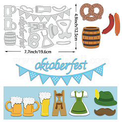 Октоберфест трафареты для резки углеродистой стали DIY-WH0309-1133