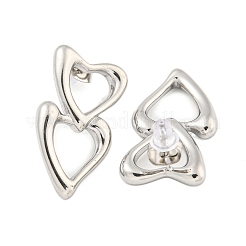 Серьги-гвоздики из нержавеющей стали 304&nbsp;EJEW-Q383-02P