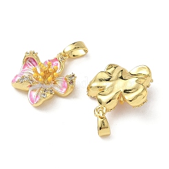 Латунные микро проложить кубического циркония подвески&nbsp;KK-I371-31G-02