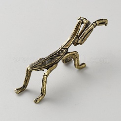 Сплав фигурка богомола витрина украшения&nbsp;DJEW-WH0015-154D