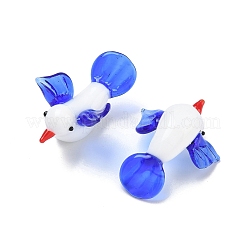 Украшения для птиц ручной работы в технике лэмпворк&nbsp;LAMP-F043-05