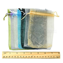 50 шт. мешочки из органзы для хранения ювелирных изделий OP-FS0001-05G