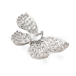 Звенья из латуни с прозрачным кубическим цирконием KK-D356-20P