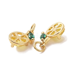 Латунные микро проложить кубического циркония подвески&nbsp;ZIRC-G169-03G