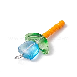 Стеклянные подвески PALLOY-JF03419-01