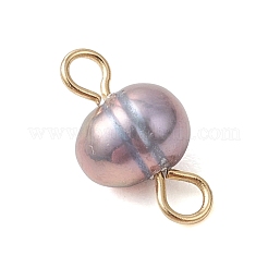 Подвески-коннекторы для картофеля с натуральным культивированным пресноводным жемчугом&nbsp;PALLOY-JF05062