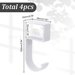 4 крючок для школьного ранца из алюминиевого сплава&nbsp;AJEW-AR0005-32