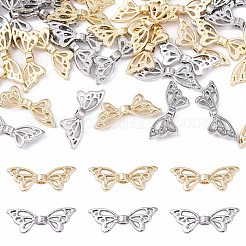 20 шт. 2-цветные бусины из сплава для покрытия стойки&nbsp;FIND-YW0008-16