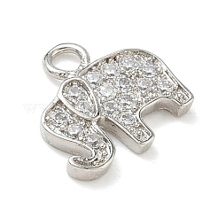 Латунные микропаве прозрачные кубические циркониевые подвески KK-H528-08P