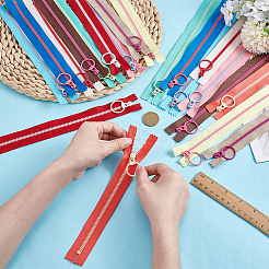 20 шт. 20 стиля тканевых молний FIND-PH0027-14