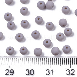 Матовые цвета стеклянные бусины SEED-S040-03A-06