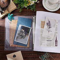 8 шт. 2 стиля прозрачных ПВХ пластиковых самоклеящихся пакетов ABAG-BC0001-36