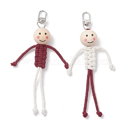 2 шт. подвесных украшений из натурального дерева&nbsp;HJEW-TA00388