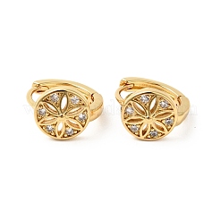 Серьги-кольца с кубическим цирконием EJEW-G312-19G-02