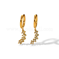 Женский комплект из серег и кулона-бабочки в форме луны из нержавеющей стали 304 JP4226