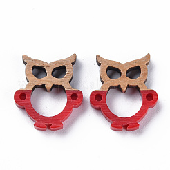 Соединители звеньев из непрозрачной пластмассы и ореха&nbsp;RESI-T035-50