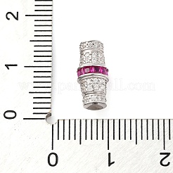 925 винтовая застежка из стерлингового серебра с микропаве из циркония STER-U005-03P-03