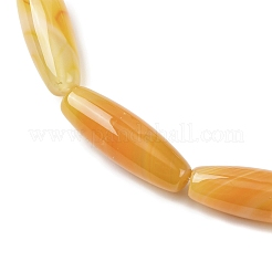 Естественный желтый агат бисер нитей G-Z113-A07