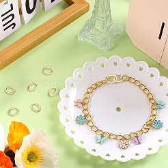 8 шт. латунные пружинные кольца-затворы KK-SC0003-45