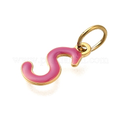 Ионное покрытие(ip) 304 нержавеющая сталь эмаль алфавит подвески&nbsp;STAS-F308-02G-S