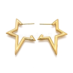 Ионное покрытие (ip) серьги-гвоздики из нержавеющей стали 304 для женщин&nbsp;STAS-D084-25G